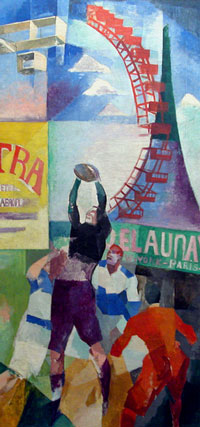 Robert Delaunay, L'Equipe de Cardiff, 1913